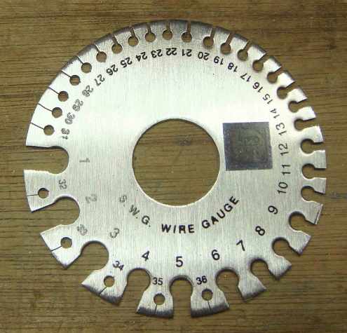 SWG (Standard Wire Gauge) .... used in Canada and such like commonwealth countries...