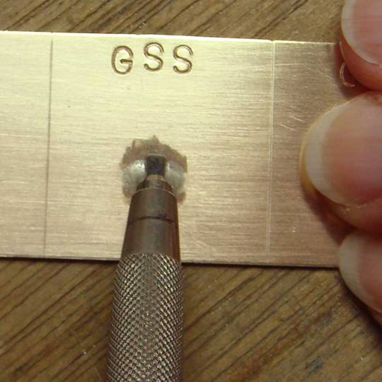 Gesswein NSS Ceramic Stone 2mm wide. The lead holder makes this polishing much easier.
